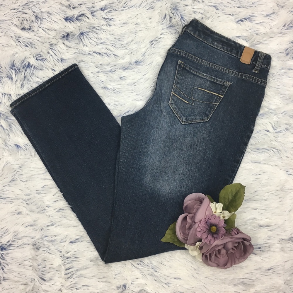 Maurices Alayna Skinny Dark Wash Jeans 7/8Sx30